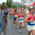 A group from Stewarts Sports, Uni: Sport Aid - Run The World, Plymouth, Devon - 25th May 1986