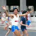 Anand runs past Drake Circus car park, Uni: Sport Aid - Run The World, Plymouth, Devon - 25th May 1986