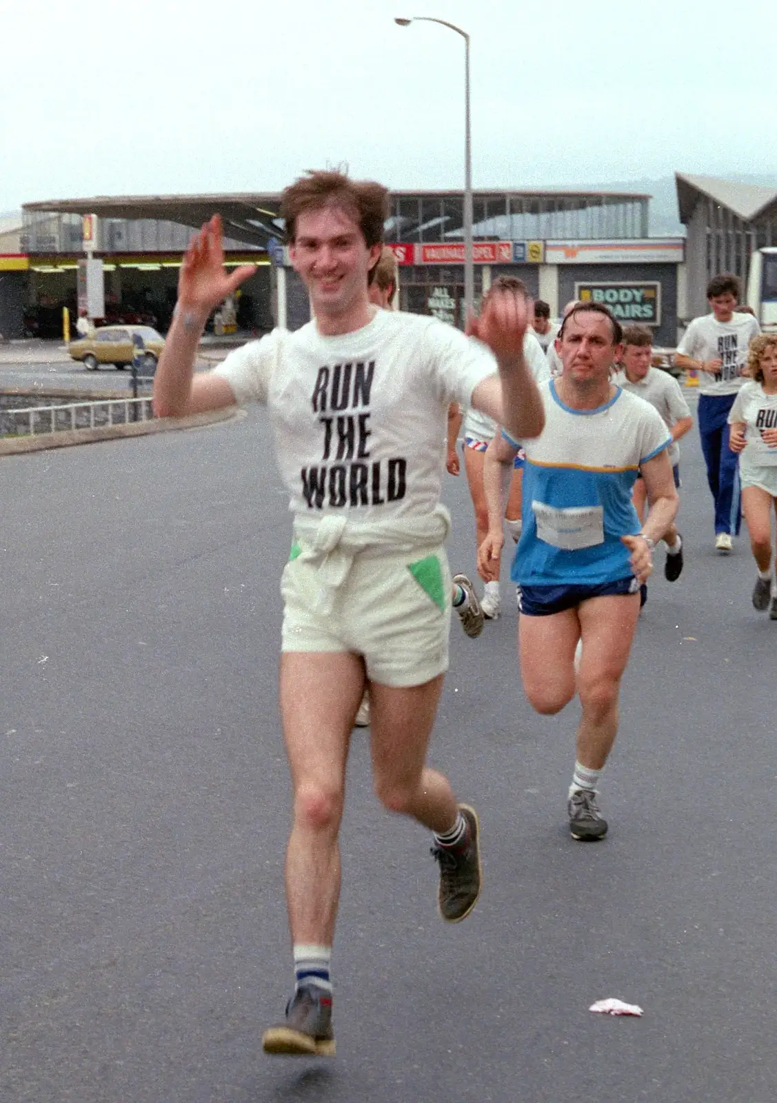 James, former housemate from Beaumont Street, from Uni: Sport Aid - Run The World, Plymouth, Devon - 25th May 1986