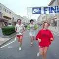 Sam Kennedy and co on New George Street, Uni: Sport Aid - Run The World, Plymouth, Devon - 25th May 1986