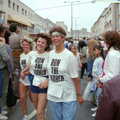 Some finishing-line action, Uni: Sport Aid - Run The World, Plymouth, Devon - 25th May 1986