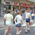 The Psychology runners head up St. Andrew's Cross, Uni: Sport Aid - Run The World, Plymouth, Devon - 25th May 1986