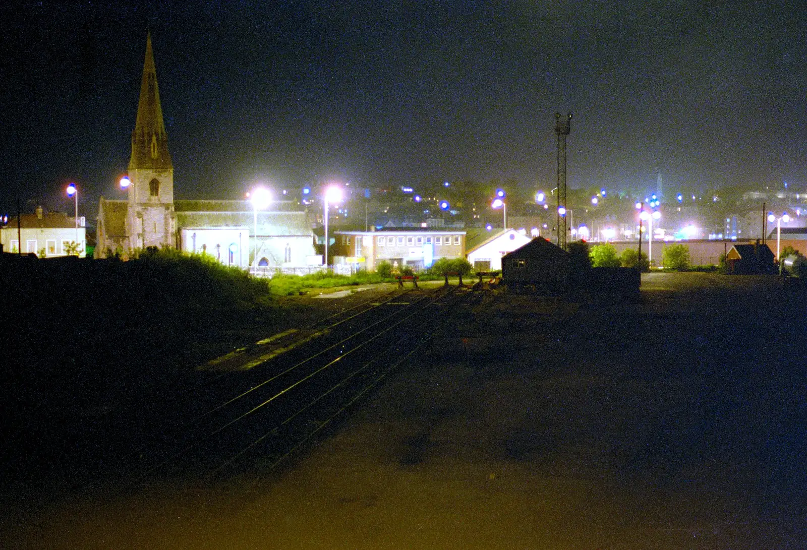 The Tothill Road Railway yards, from Uni: Sport Aid - Run The World, Plymouth, Devon - 25th May 1986