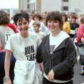 A couple of BABS girlies, Uni: Sport Aid - Run The World, Plymouth, Devon - 25th May 1986