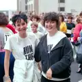 A couple of BABS girlies, Uni: Sport Aid - Run The World, Plymouth, Devon - 25th May 1986