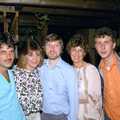 The JSV bar staff, Uni: Gill Leaves the James Street Vaults, Plymouth - 30th May 1986