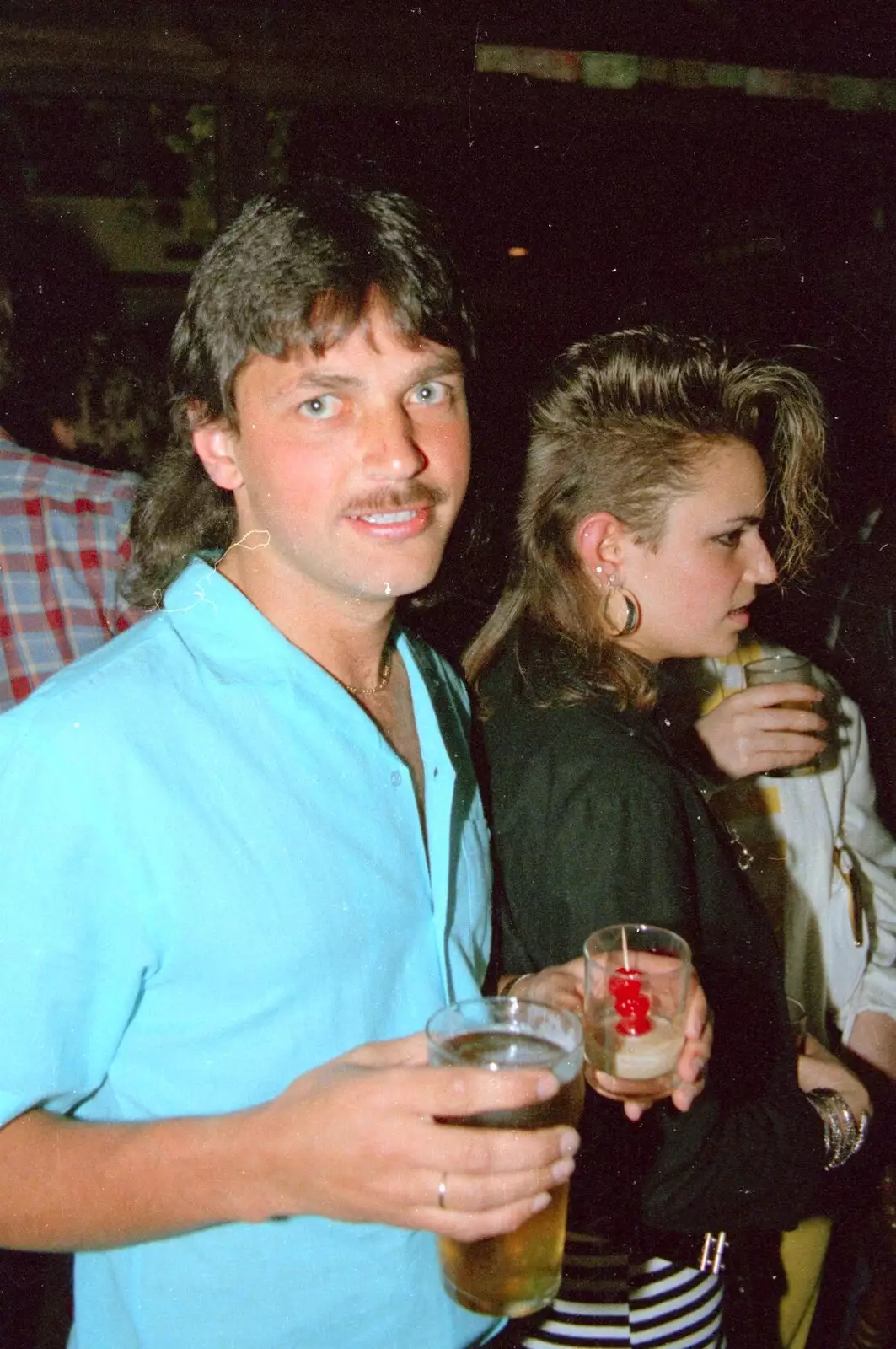 The bar dude, from Uni: Gill Leaves the James Street Vaults, Plymouth - 30th May 1986