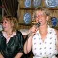 Gill gives a speech, Uni: Gill Leaves the James Street Vaults, Plymouth - 30th May 1986