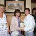 A collection is presented to Guide Dogs for the Blind , Uni: Gill Leaves the James Street Vaults, Plymouth - 30th May 1986