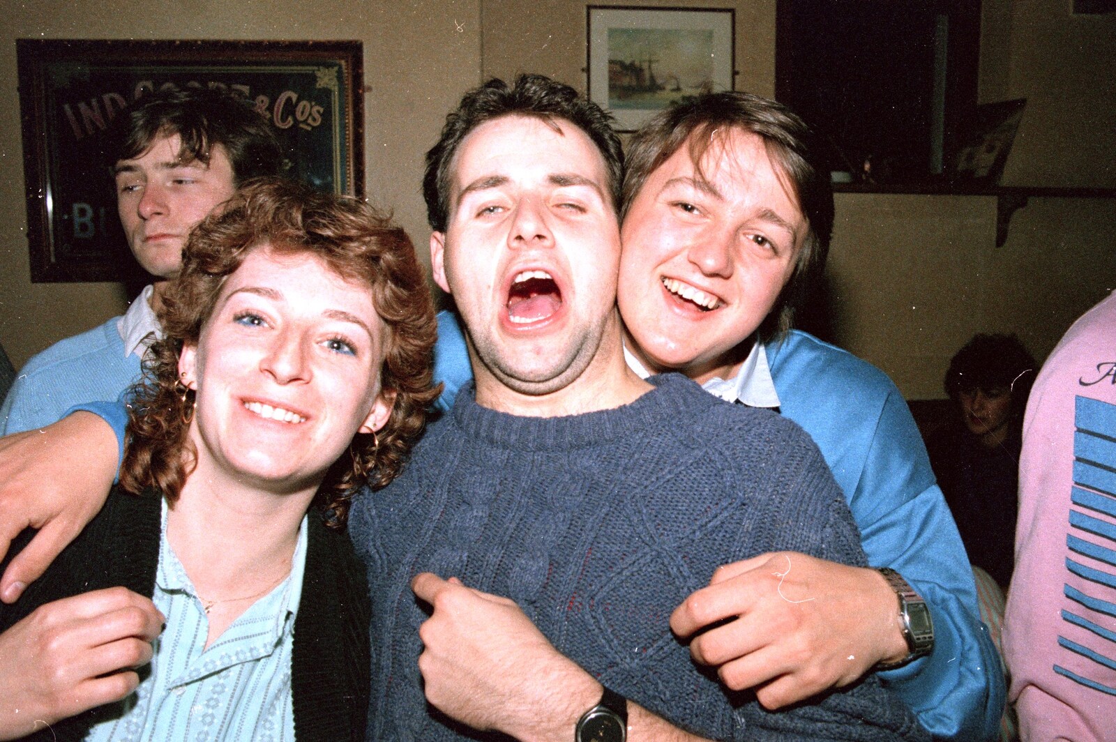 Uni: Gill Leaves the James Street Vaults, Plymouth - 30th May 1986: Ian Dunwoody and Alun Evans