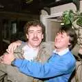 Sam gets a hug from Alun, Uni: Gill Leaves the James Street Vaults, Plymouth - 30th May 1986