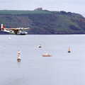 The Catalina lines up to land in Plymouth Sound, Uni: The Navy-Curtiss NC-4 Trans-Atlantic Flight, Plymouth Sound - 31st May 1986