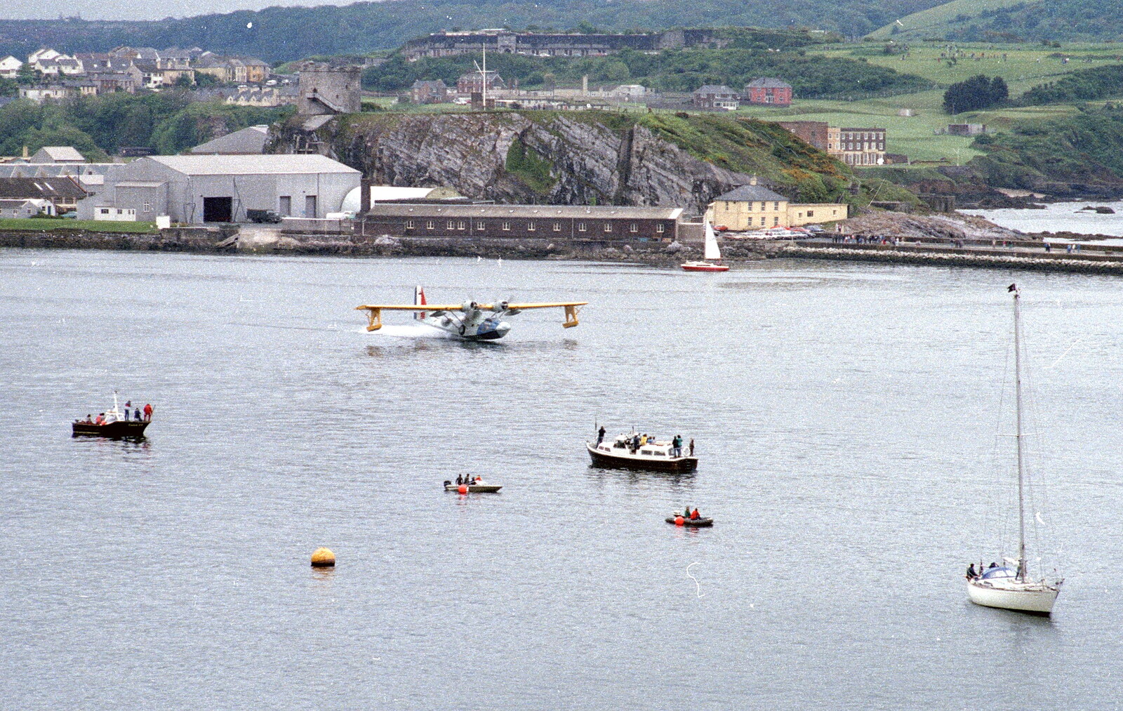 Uni: The Navy-Curtiss NC-4 Trans-Atlantic Flight, Plymouth Sound - 31st May 1986: Touchdown on the water