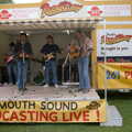 1986 A band plays at the Plymouth Sound roadshow at the end of Armada Way