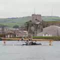 The crew is collected from the floating Catalina, Uni: The Navy-Curtiss NC-4 Trans-Atlantic Flight, Plymouth Sound - 31st May 1986