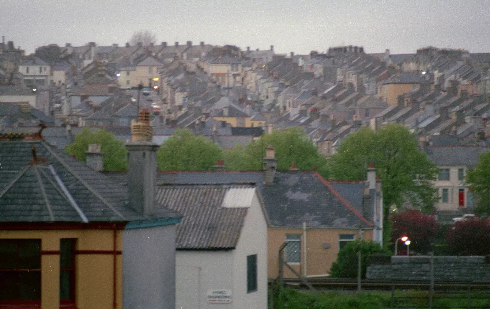 More St. Judes rooftops, from Uni: A Tutorial Miscellany and Cromwell Road, Plymouth Polytechnic, Devon - 2nd June 1986