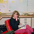 In the back office, Uni: PPSU Office Staff and a Night in the Students' Union Bar, Plymouth - 10th June 1986