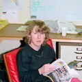 More back office holiday brochure browsing, Uni: PPSU Office Staff and a Night in the Students' Union Bar, Plymouth - 10th June 1986