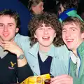 Riki, Jackie Collins and Dave, Uni: PPSU Office Staff and a Night in the Students' Union Bar, Plymouth - 10th June 1986