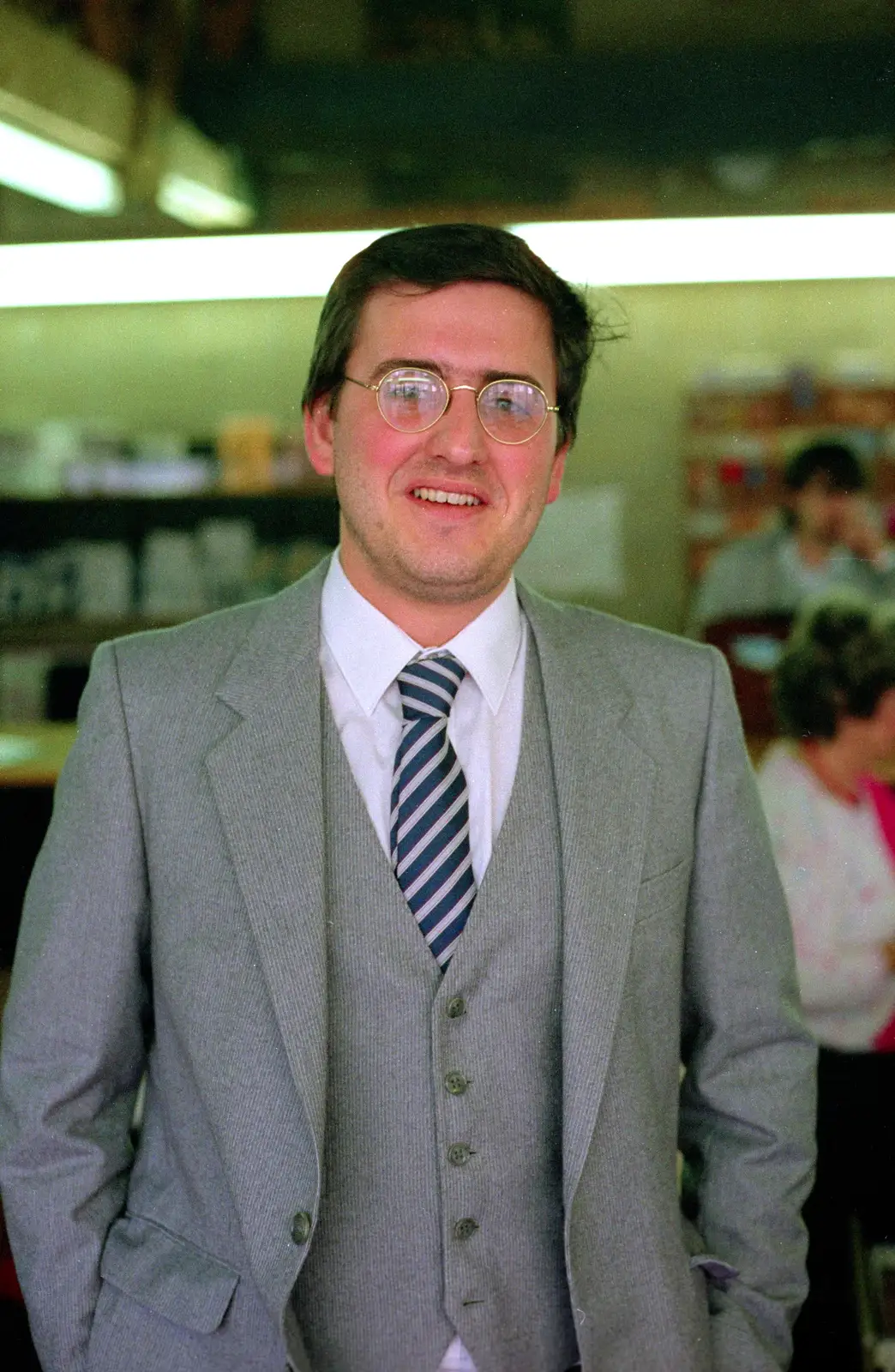 Mark Redmond, VP Academic and Welfare, from Uni: PPSU Office Staff and a Night in the Students' Union Bar, Plymouth - 10th June 1986