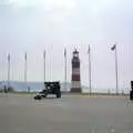 Three field guns on the Hoe, Uni: Twenty One Guns and Footie on the Beach, Plymouth Hoe and Salcombe, Devon - 15th June 1986