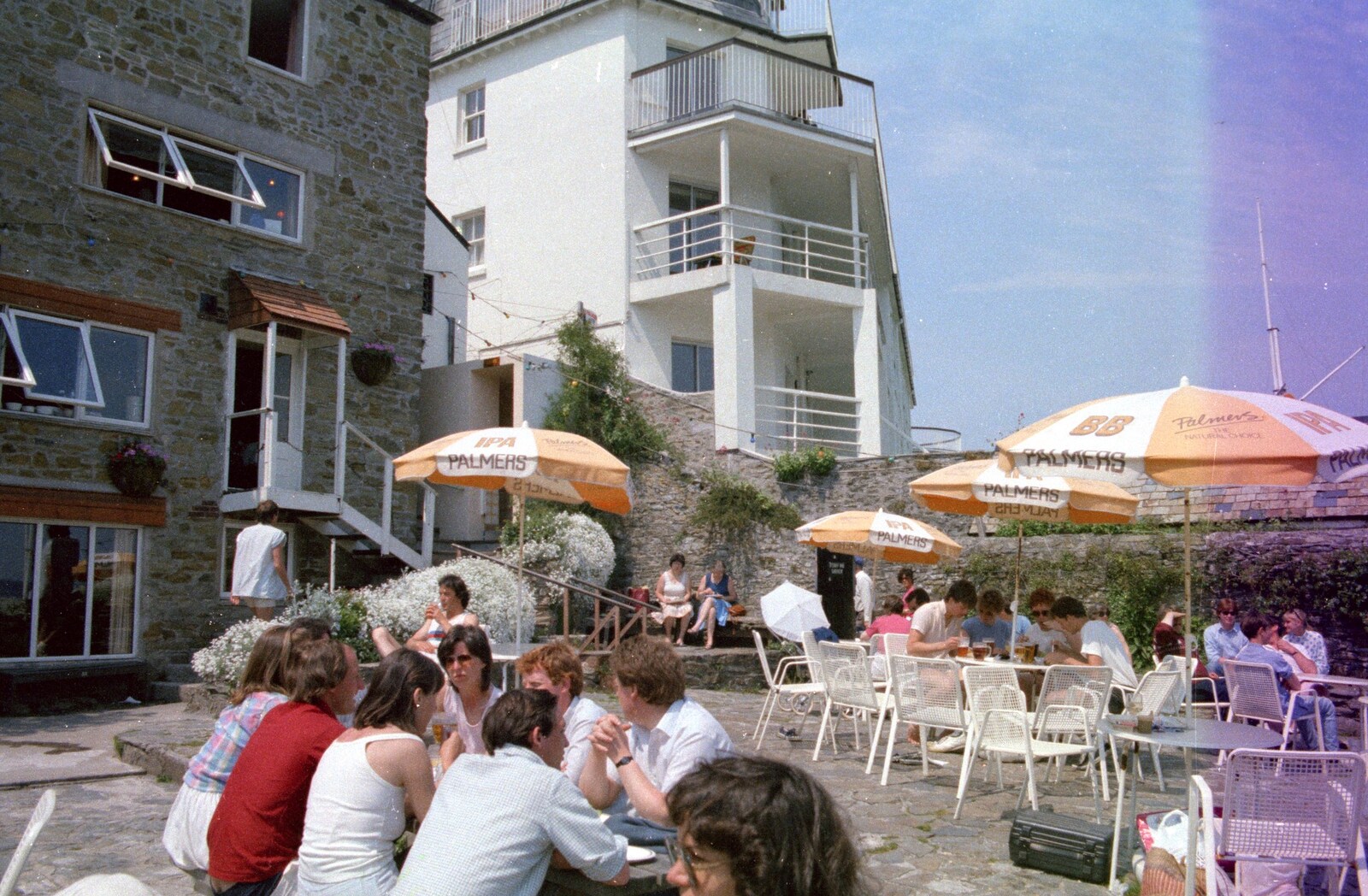 A pub in Salcombe from Uni: Twenty One Guns and Footie on the Beach, Plymouth Hoe and Salcombe, Devon - 15th June 1986