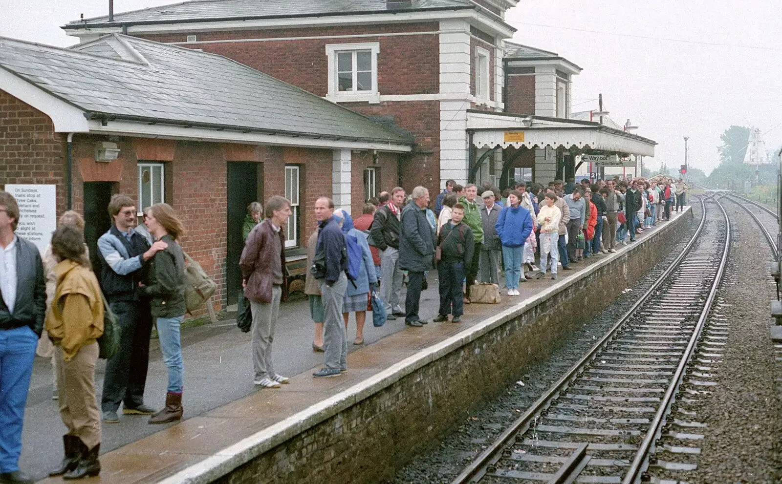 Somewhere near Three Oaks on the line up from Hastings, from Network Day with Hamish, The South East - 21st June 1986