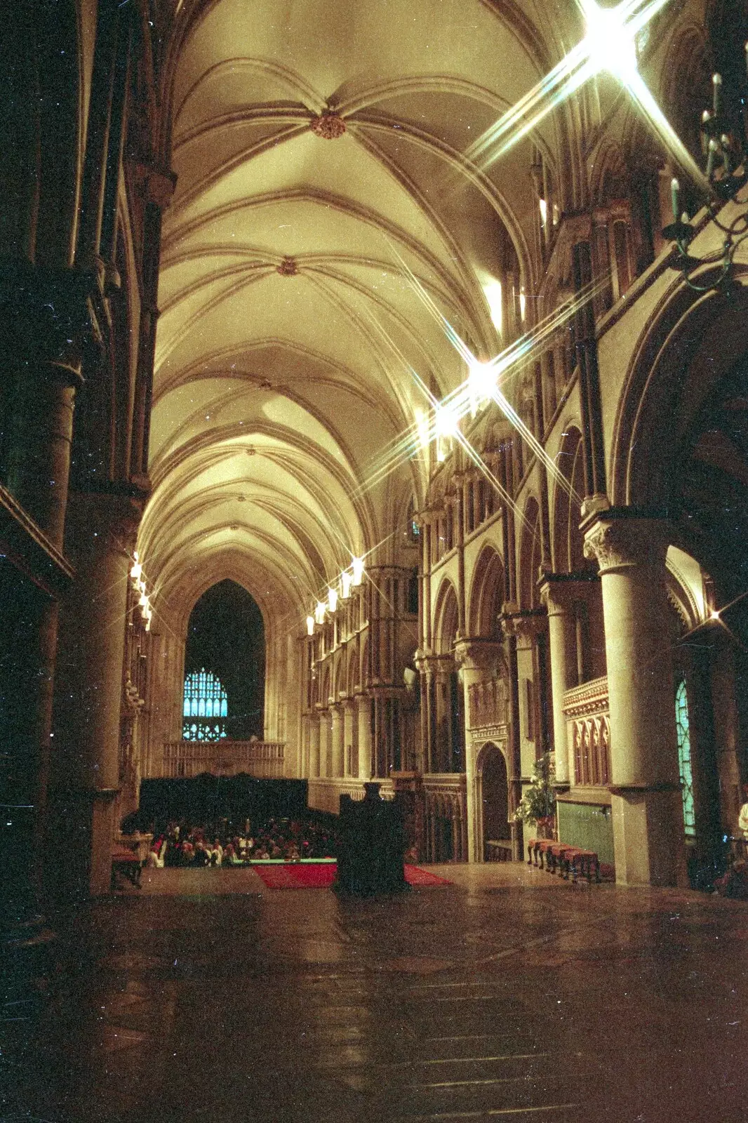 The nave of Canterbury Cathedral, from Network Day with Hamish, The South East - 21st June 1986