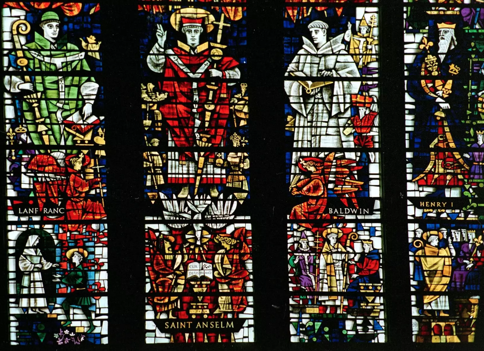 Stained glass, from Network Day with Hamish, The South East - 21st June 1986