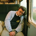 Hamish has a nap on the train, Network Day with Hamish, The South East - 21st June 1986