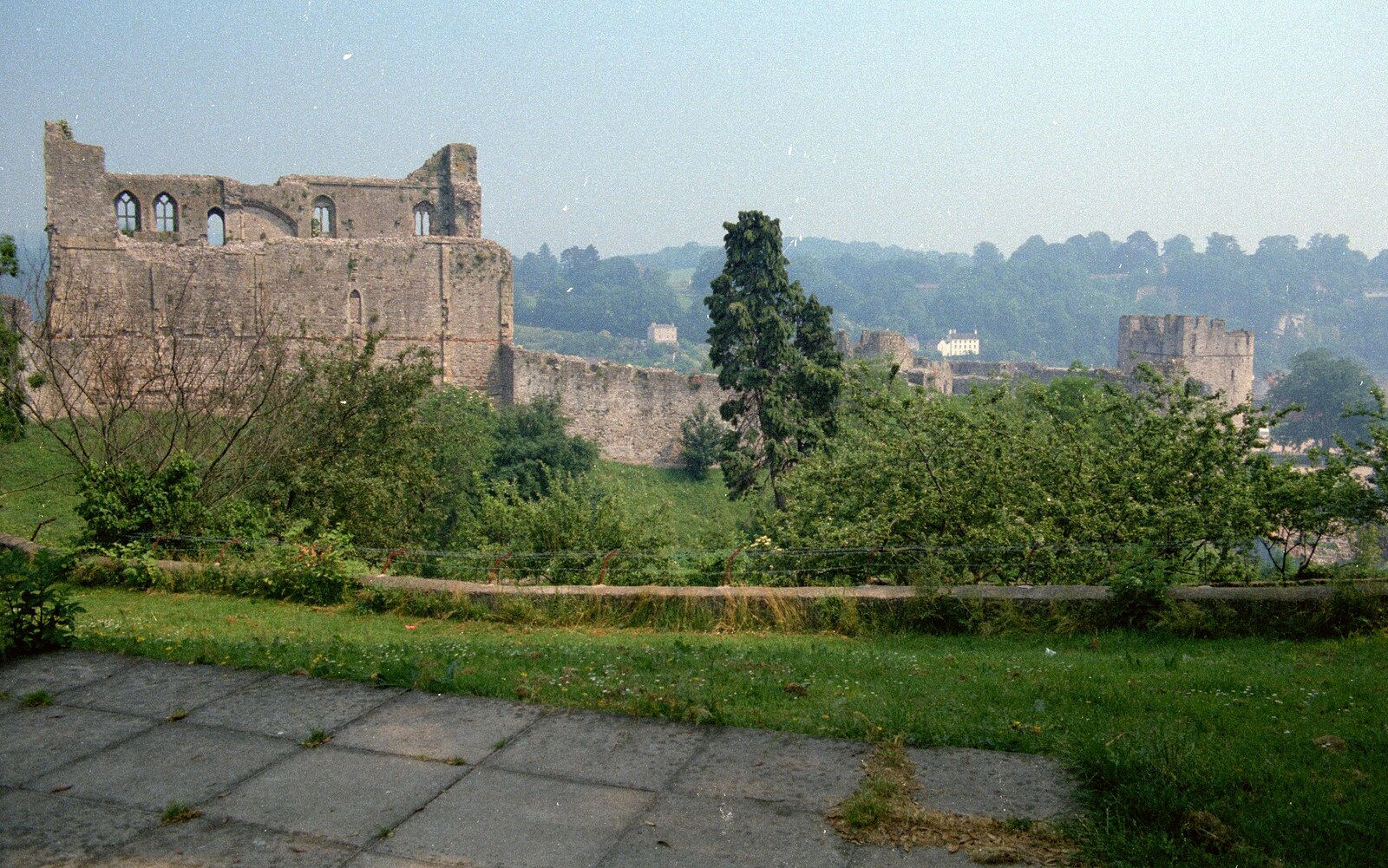 Chepstow Castle from A Trip to Chepstow, Monmouthshire, Wales - 5th July 1986