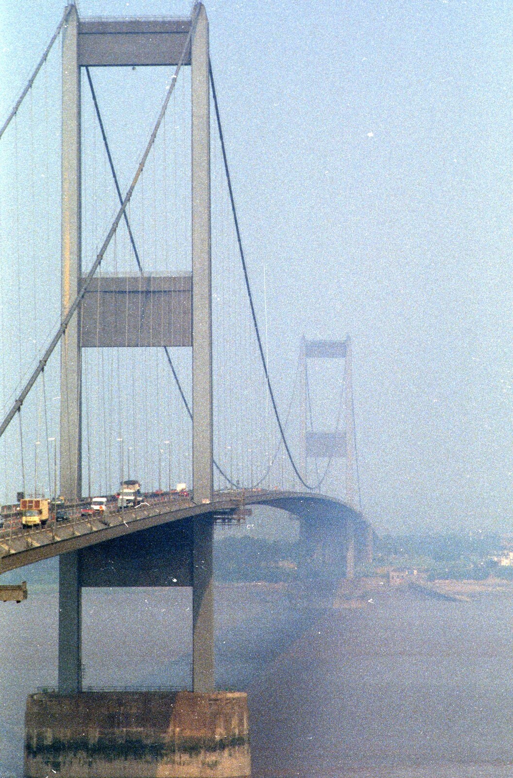The Severn Bridge from A Trip to Chepstow, Monmouthshire, Wales - 5th July 1986