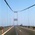 A view of the cables as we drive over the Severn Bridge, A Trip to Chepstow, Monmouthshire, Wales - 5th July 1986