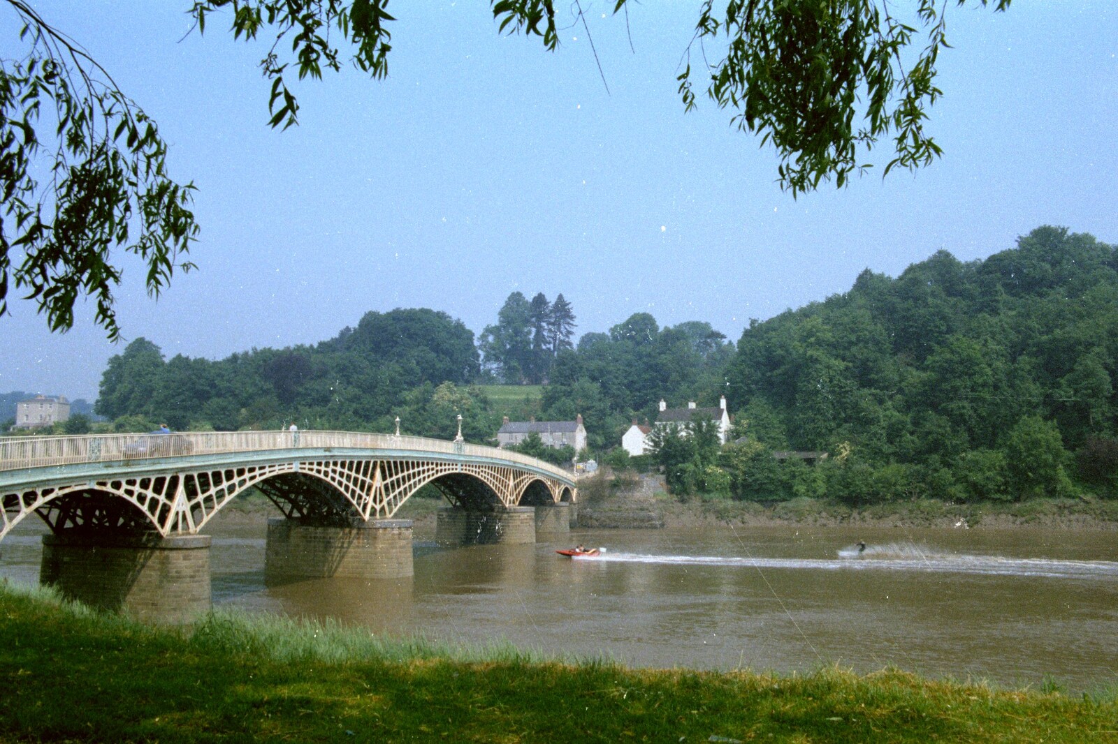 Bridge over the River Wye from A Trip to Chepstow, Monmouthshire, Wales - 5th July 1986