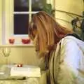 Mother reads a book , A Ford Cottage Miscellany, Barton on Sea, Hampshire - 7th July 1986