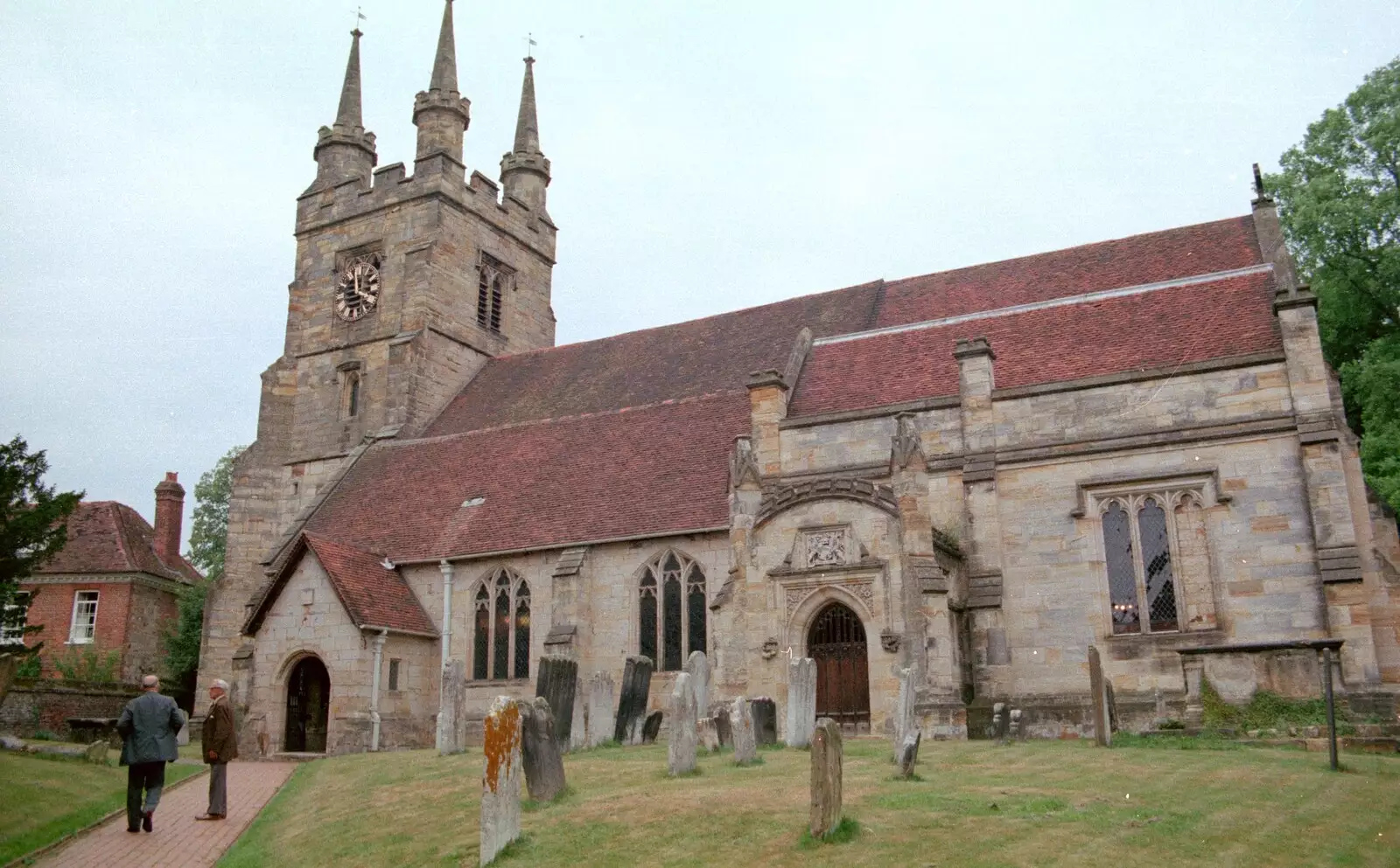 A Kent church near Pevensey, from A Trip to Groombridge, Kent - 10th July 1986