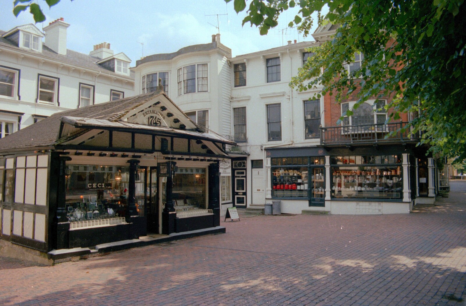 Shops in Tunbridge Wells from A Trip to Groombridge, Kent - 10th July 1986