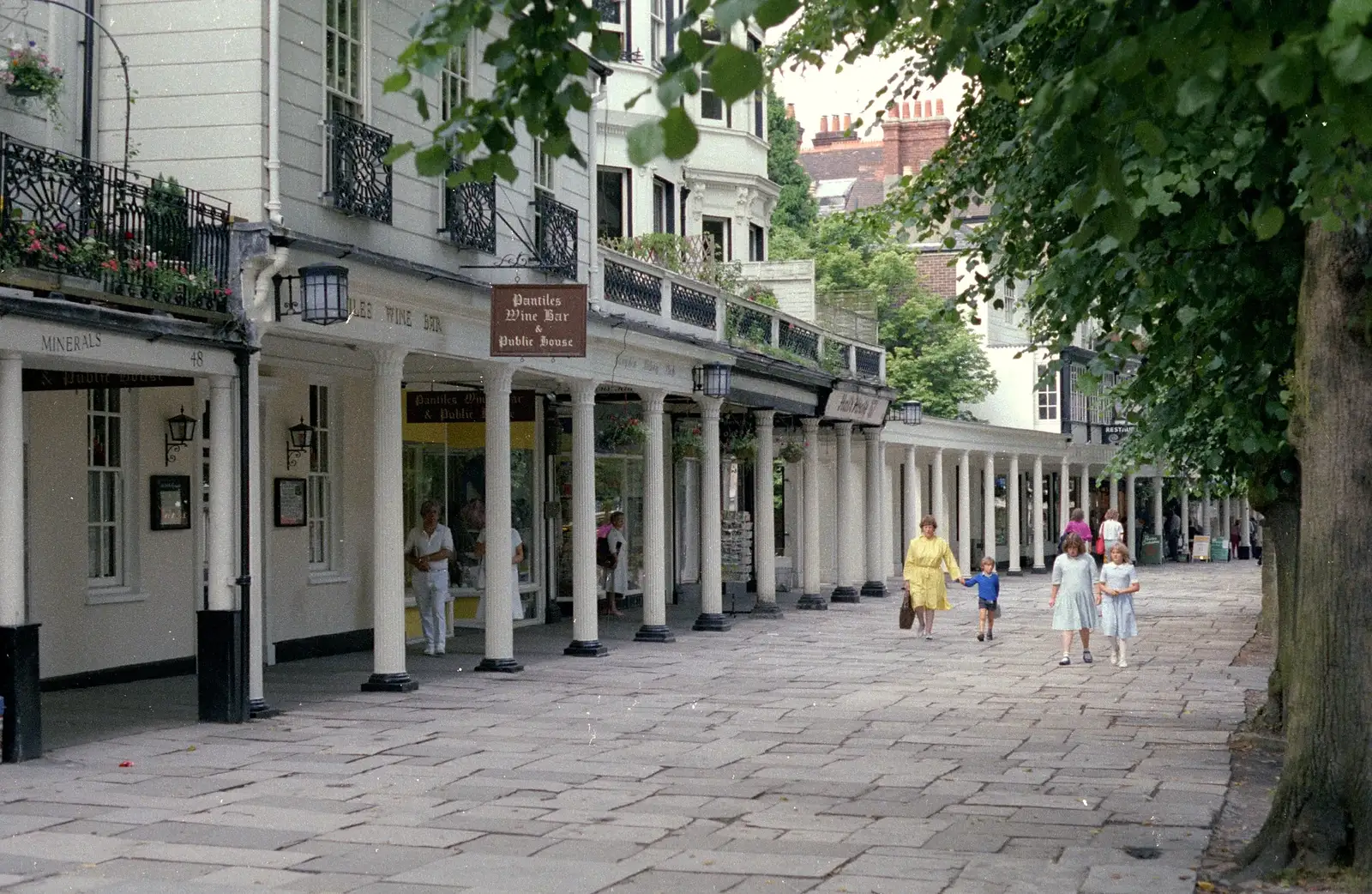 The Pantiles, from A Trip to Groombridge, Kent - 10th July 1986