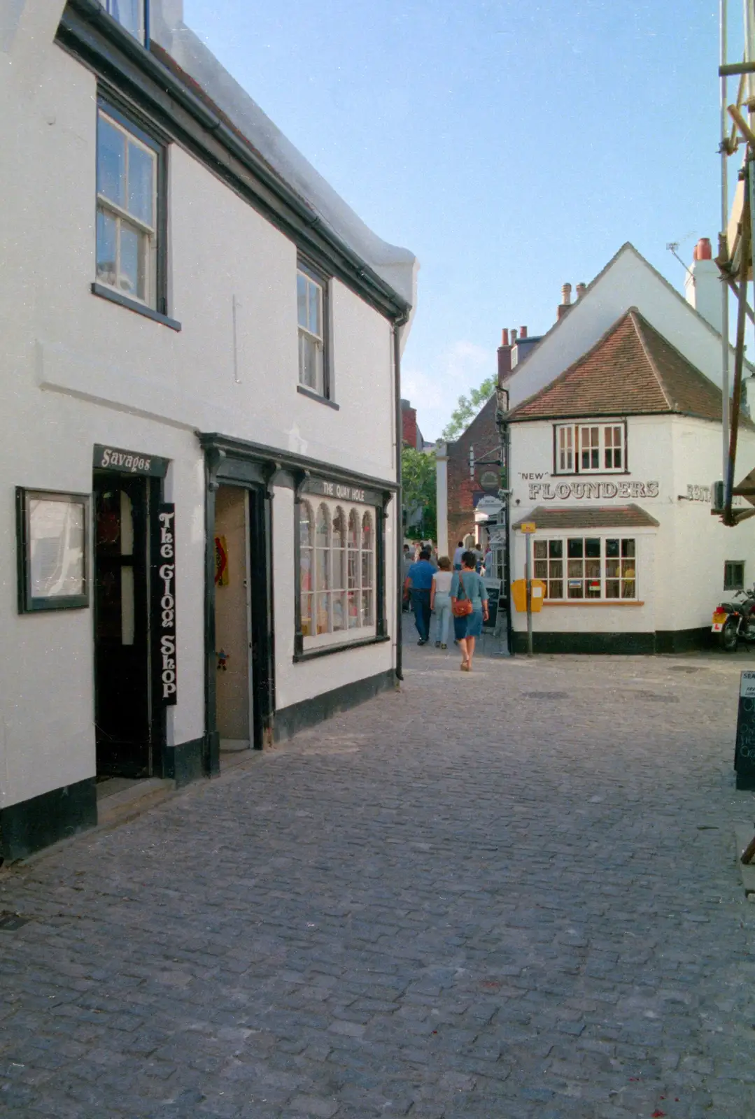 On Quay Street in Lymington, from Harvester Way Randomness, Lymington, Hampshire - 14th July 1986