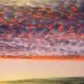 An interesting sunset, Harvester Way Randomness, Lymington, Hampshire - 14th July 1986