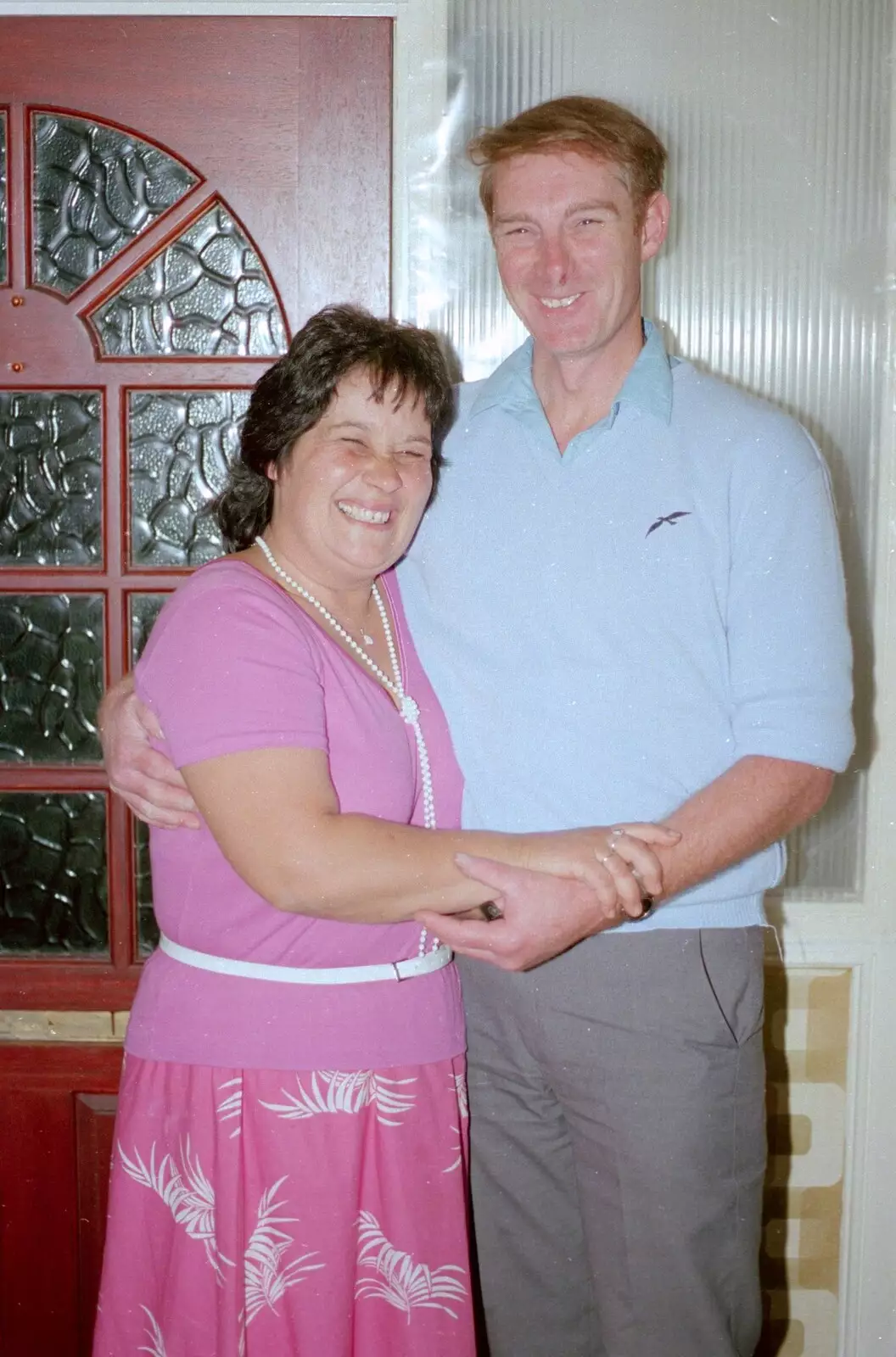 Pauline and Brian, from A CB Radio Party, Stem Lane, New Milton - 15th July 1986