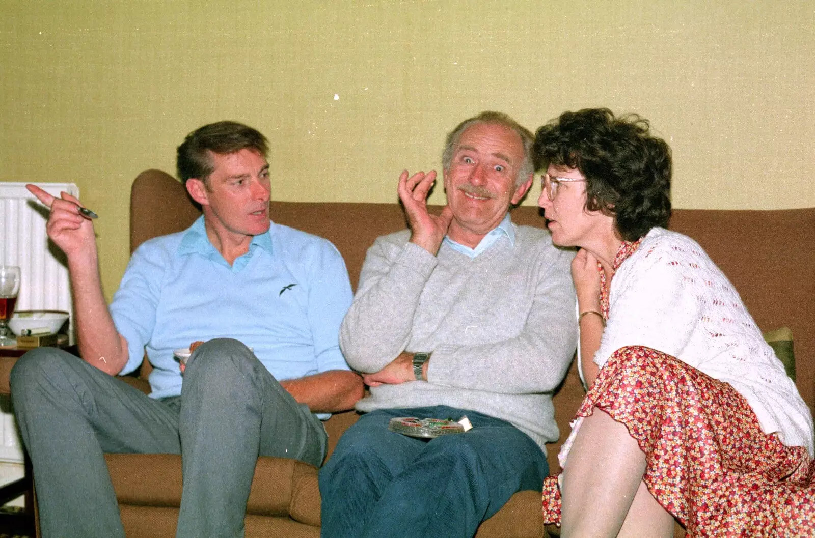 Brian 'Jet Ranger' chats, from A CB Radio Party, Stem Lane, New Milton - 15th July 1986