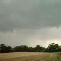 Dark skies over the field next to the vineyard, A Vineyard Miscellany, Bransgore and the New Forest - 18th July 1986