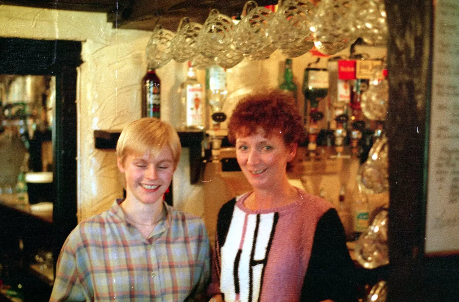 Gaye Stubbs in the Three Tuns at Bransgore, from A Vineyard Miscellany, Bransgore and the New Forest - 18th July 1986