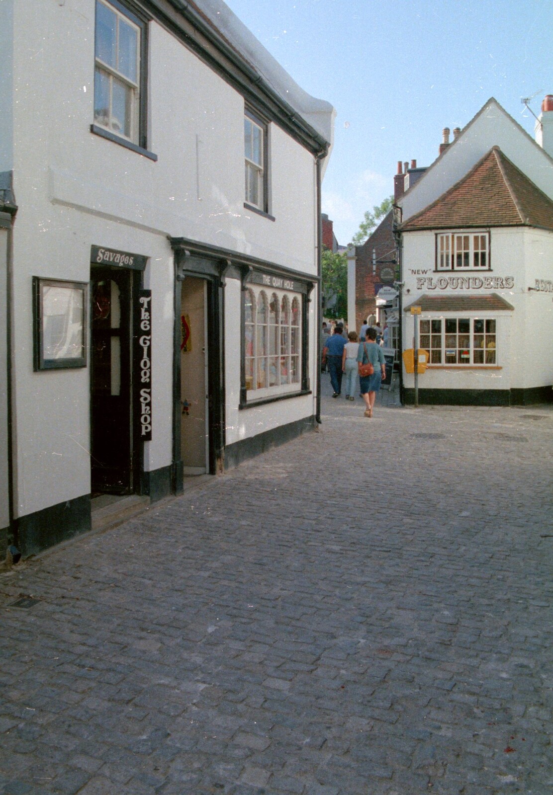 Down by the quay in Lymington from Harvester Way Randomness, Lymington, Hampshire - 19th July 1986