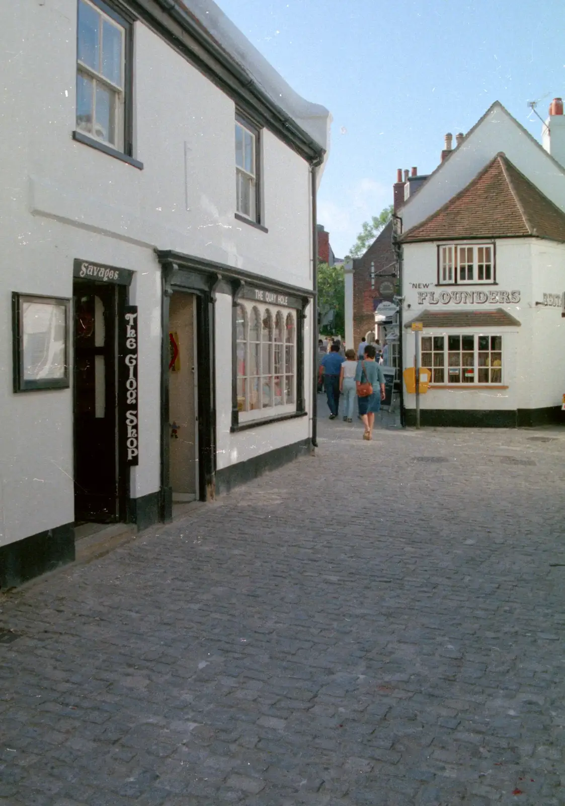 Down by the quay in Lymington, from Harvester Way Randomness, Lymington, Hampshire - 19th July 1986