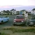 The CB gang meet on the clifftop at Barton on Sea, A CB Wedding and a Derelict Railway, Hampshire - 20th July 1986