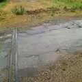 The remains of the rails in the road, A CB Wedding and a Derelict Railway, Hampshire - 20th July 1986