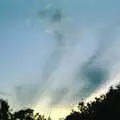 Wispy clouds, A CB Wedding and a Derelict Railway, Hampshire - 20th July 1986