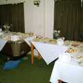 The wedding reception spread, A CB Wedding and a Derelict Railway, Hampshire - 20th July 1986